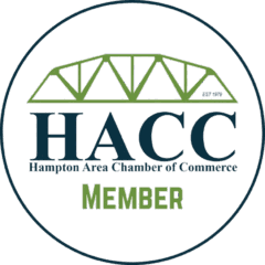 Hampton Area Chamber of Commerce member badge