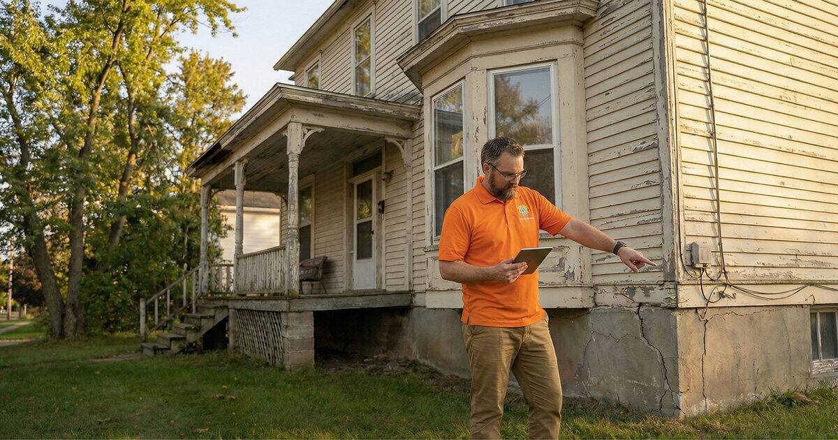 Older home in Southern New Brunswick with common inspection issues