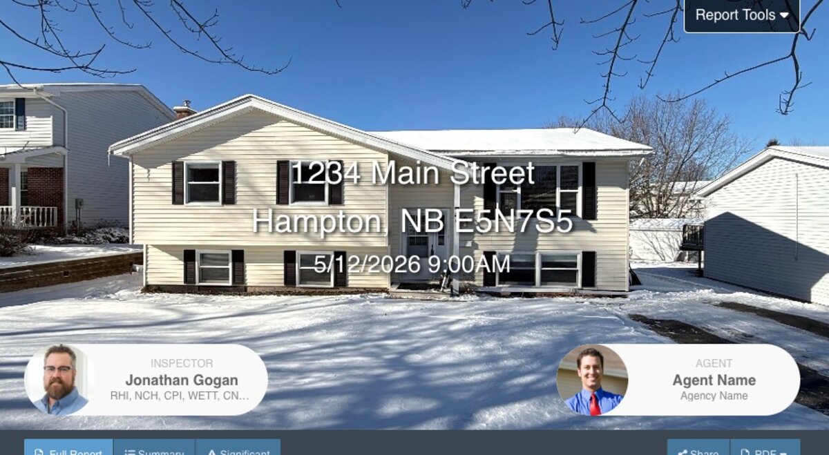 1985 single family sample report cover